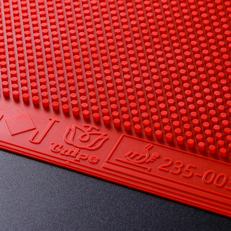 New TULPE Green Blue Red Table Tennis Rubber OX Long Ping Pong Rubber with Sponge ITTF Approved Arc Fast Attack DLAMOND J