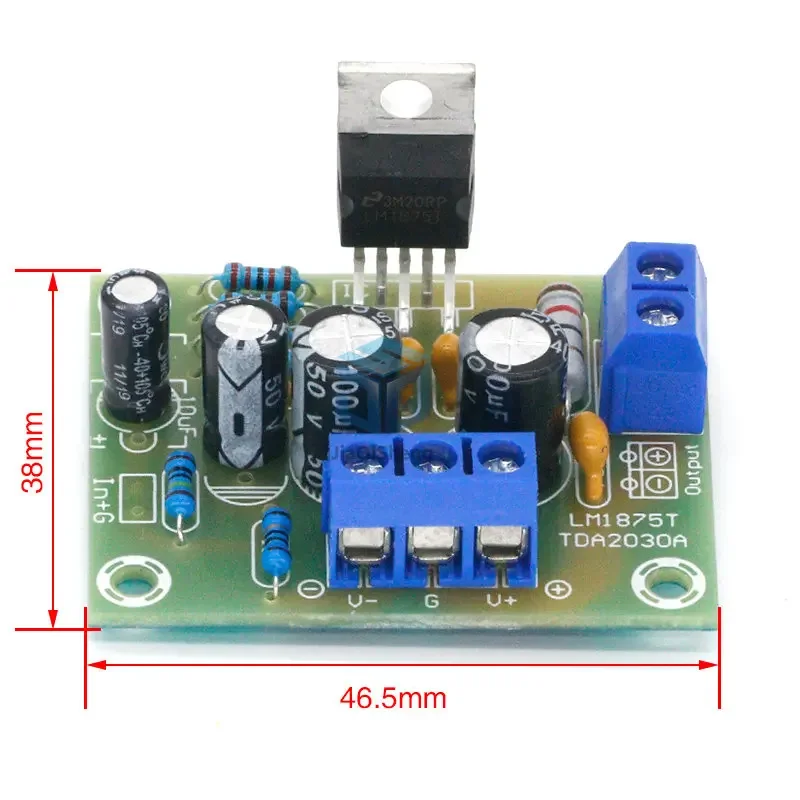 LM1875T Mono Boom Level Power 30W Papan Amplifier Speaker Power Amplifier PCB Produksi DIY Kit LM1875