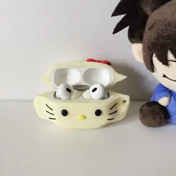 適用於 AirPods 1 2 3 4 Pro Pro 2 的餃子 Hello Kitty 矽膠耳機保護套配件 10 最佳銷售 iPod 2 保護套 - №6