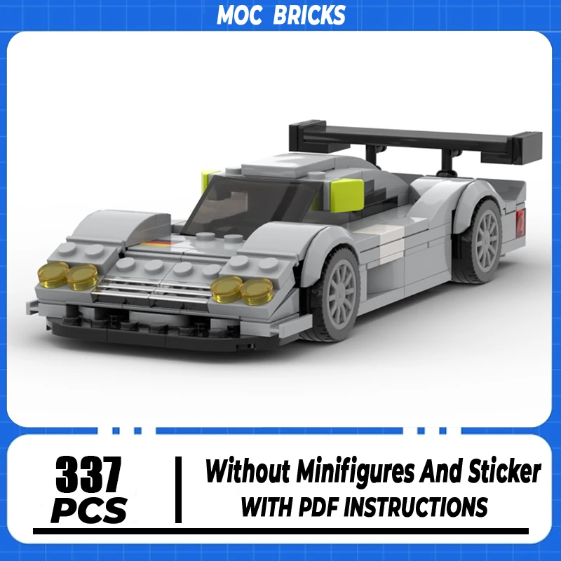 Champion Speed Cars Model Moc Building Bricks Super Sports Car Modular Blocks Gifts Toys For Children DIY Sets Assembly