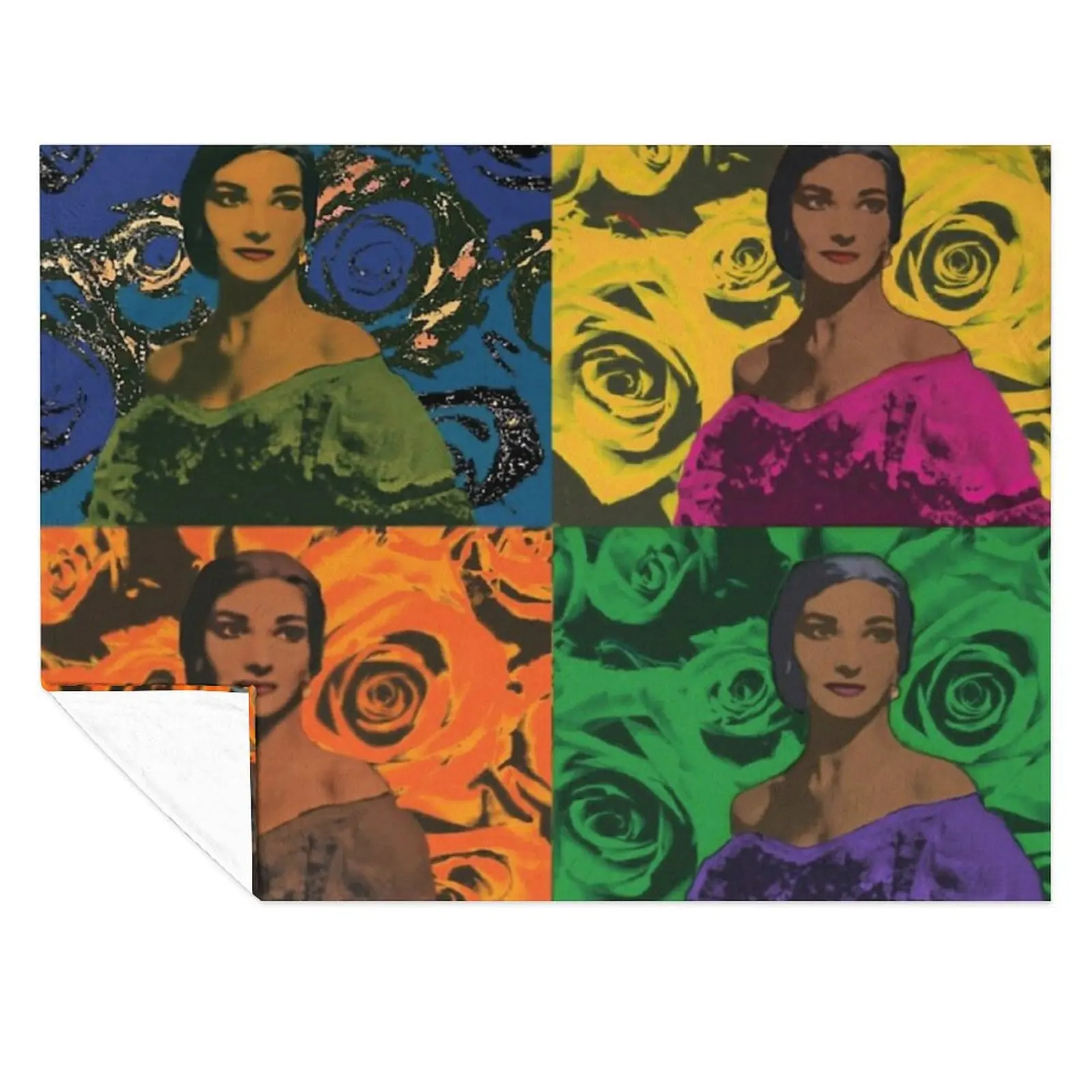 

Maria Callas quartet Throw Blanket Sofas Luxury Thicken heavy to sleep blankets and throws Blankets