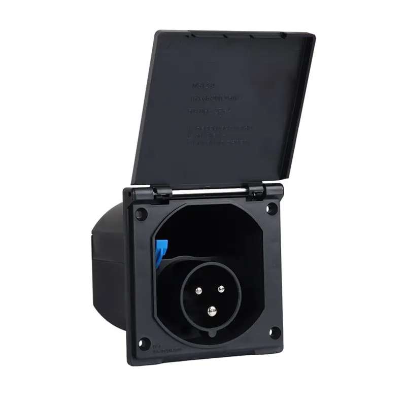 L10A Plug For CEE Caravan Power Supply 3 Pin 200-250V 16A Mains Hook Up Socket For Camping Accessories