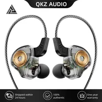 Original In-ear Earphone QKZ AK6-Ultra Professional Dynamic Driver  HiFi Acoustios Mointor Music Game Headset 3.5MM AUX With Mic