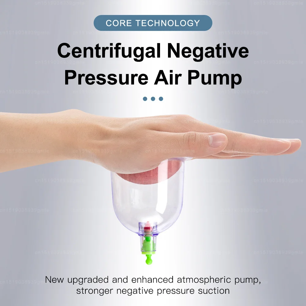 

6/12 шт., электрический вакуумный массажер для тела, банка на присоске, скребковая чашка, сжигатель жира, антицеллюлитный инструмент для похудения для спины