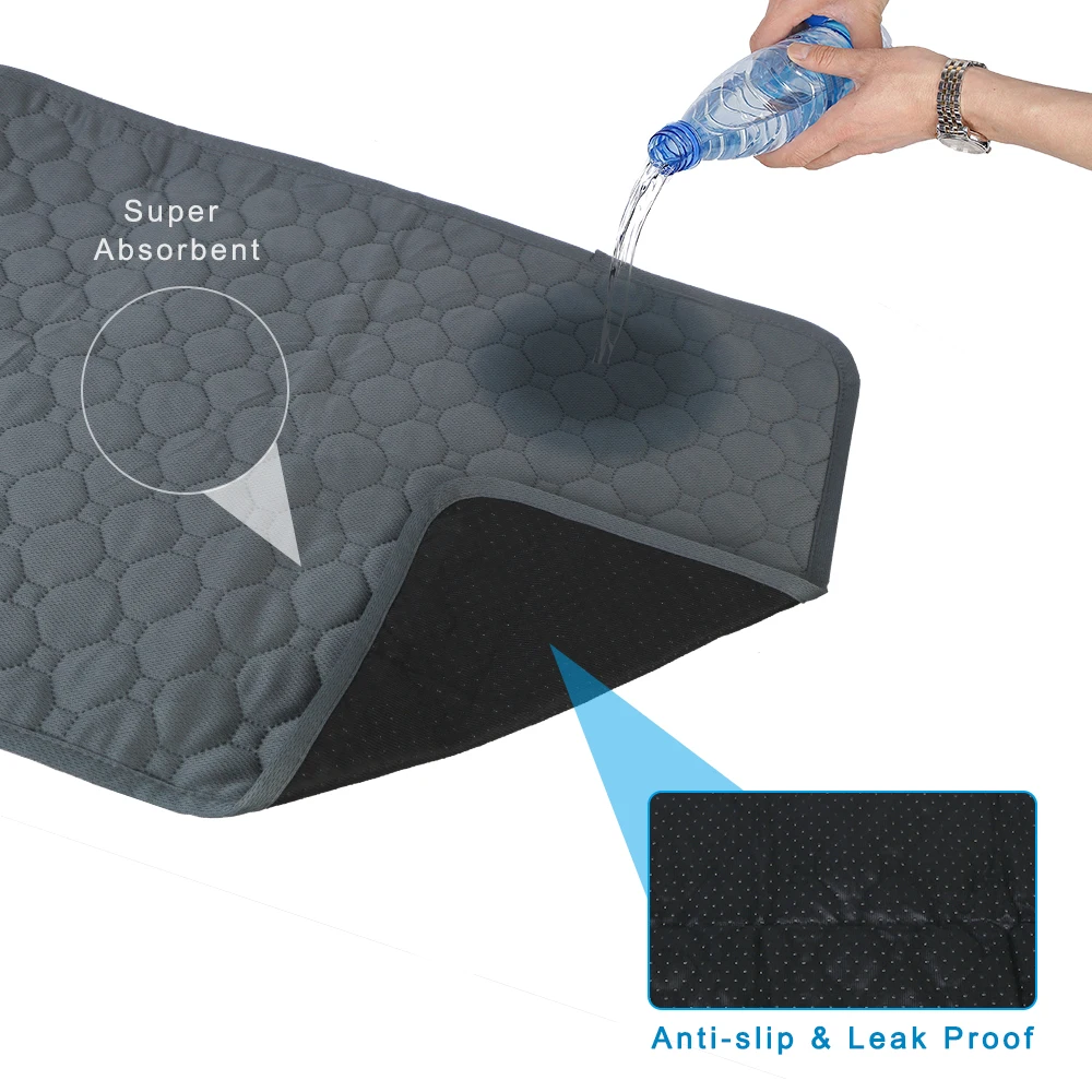 Urine Absorbent Waterproof Dog Pet Environment Protect Washable Diaper Mat Reusable Training Pad Car Seat Cover