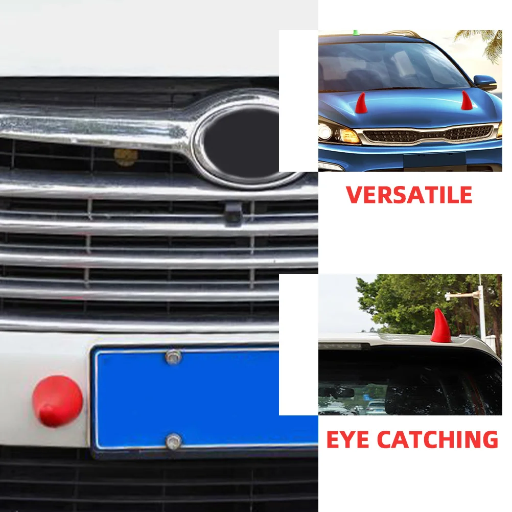 2 قطعة ديكور سقف السيارة لافتة للنظر تصميم مرح سهل التركيب ديكور الهالوين حلي خارجية للسيارة ملحقات السيارات #4