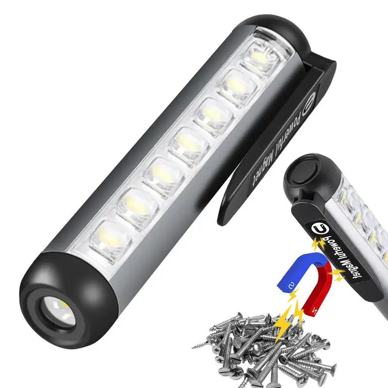 Mini latarka Led światło robocze IP65 wodoodporny worek lampa do pracy do czytania wodoodpornego przenośnego Mini latarka IP65