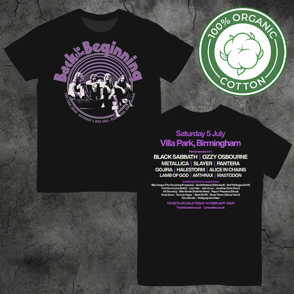 

Хлопковая футболка с принтом Black Sabbath Ozzy Osbourne, мужские и женские повседневные свободные футболки с рисунком, памятные топы для фанатов