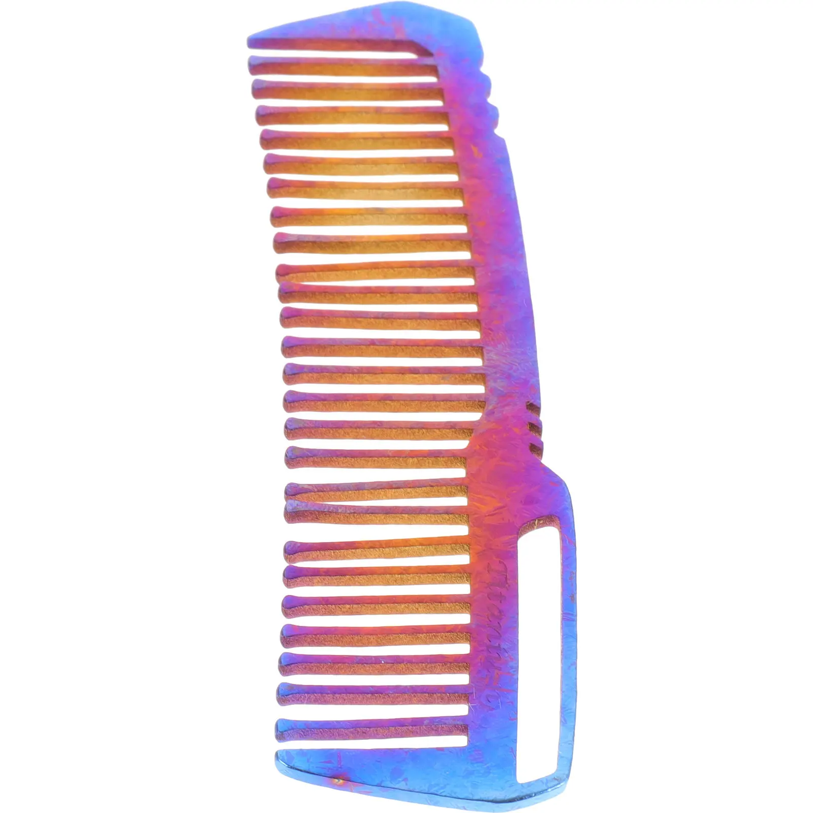 

Anti-Rust Hairdressing Comb Titanium Alloy Wide Teeth Styling Comb for Haircut Salon Barber Professional Styling Tool