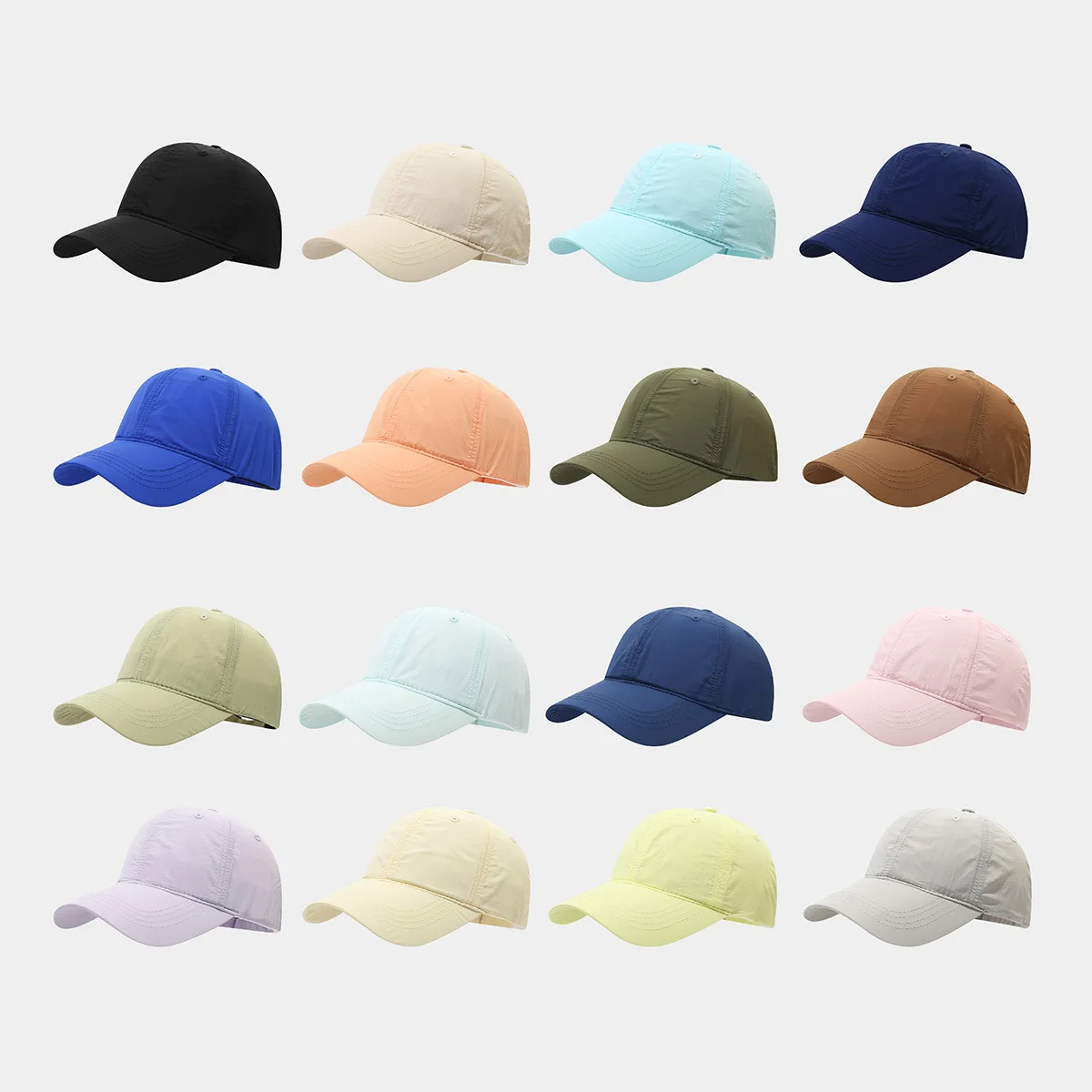 Ins Simple Quick-Drying Baseball Cap Artistic Small Fresh Outdoor Leisure Sports Duck Tongue Hat Breathable Sunshade Hat