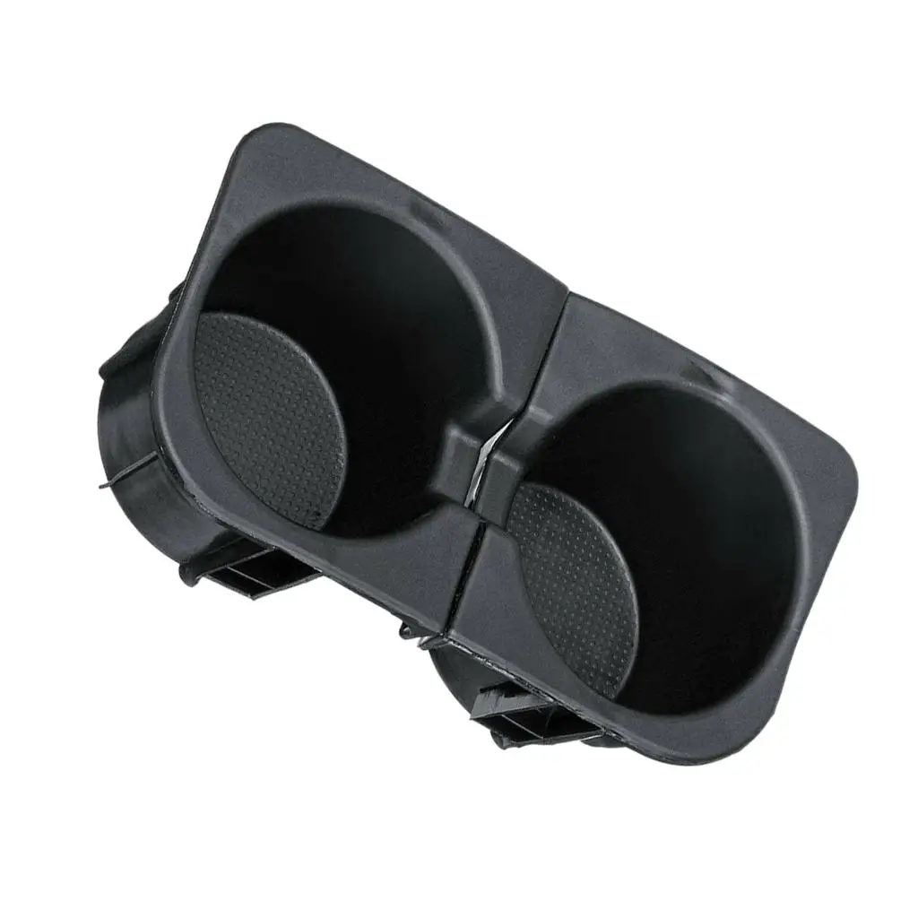 Coppia inserti portabicchieri 66991-04012,66992-04012 per dal 2005 al 2017 Nero