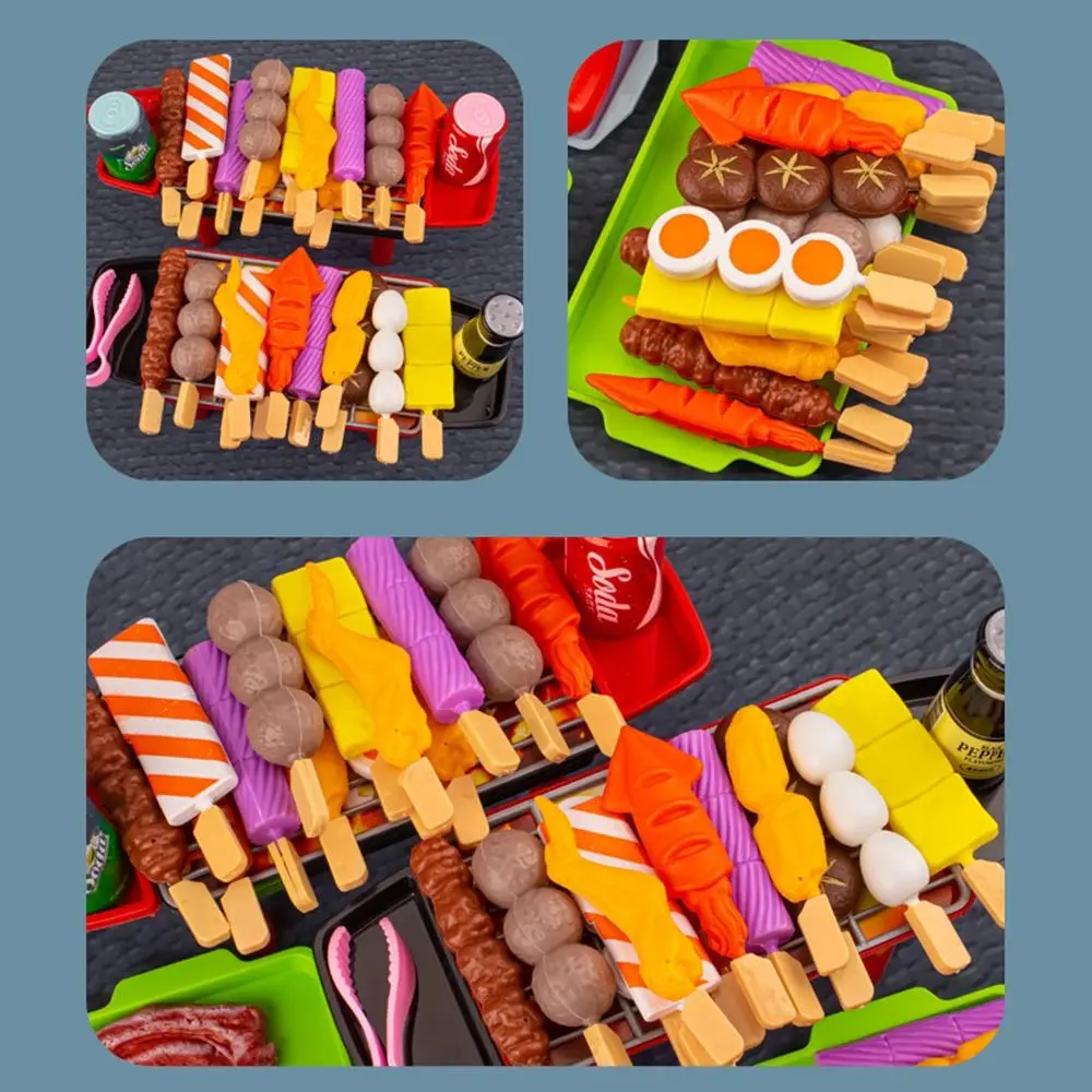 Multi-set Mini Kitchen Pretend Play Toys Cosplay Educational Cooking Toy Multicolor Parents-Child Interactive