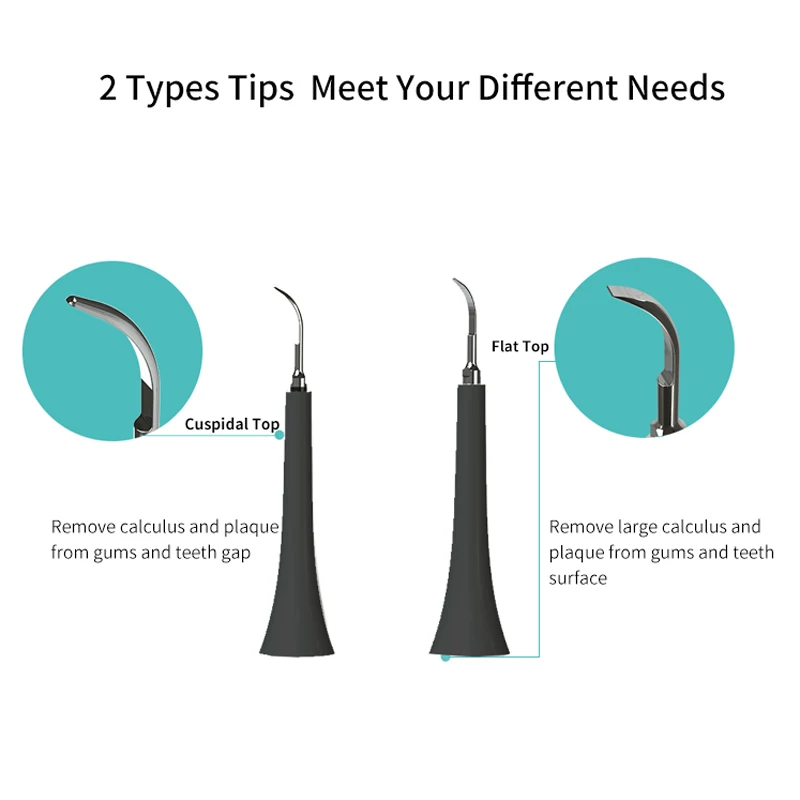 Dental Scaler Tip Dental Calculus Removal Toothbrush Head Teeth Cleaning for Philips Sonicare Diamond Clean Tooth BrushHead 2pcs