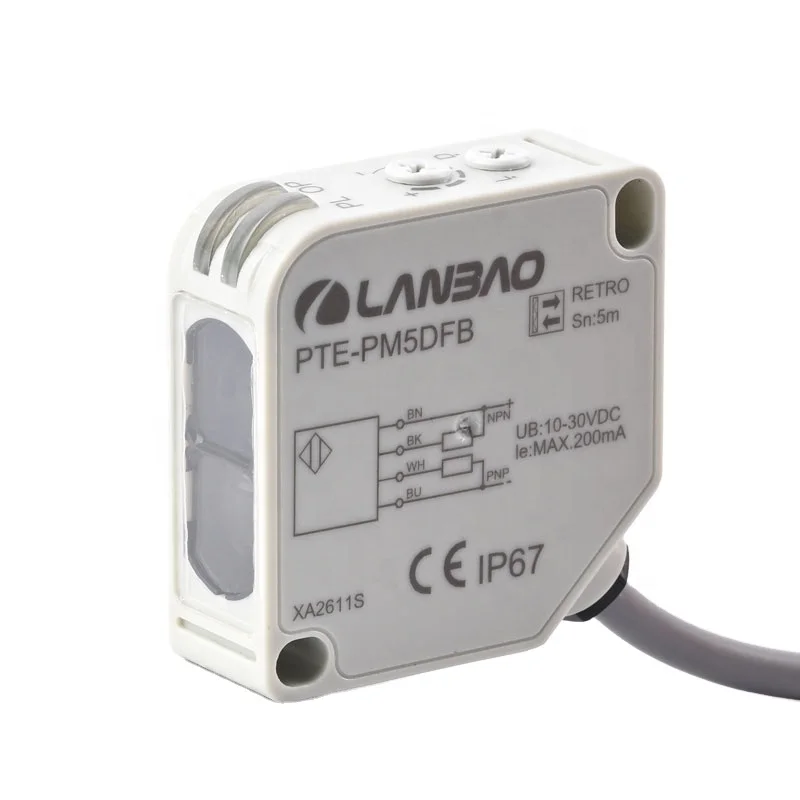 sensore-di-prossimita-fotoelettrico-a-riflessione-polarizzata-npn-pnp-con-luce-rossa-quadrata-grande-serie-pte-pm-da-5-m