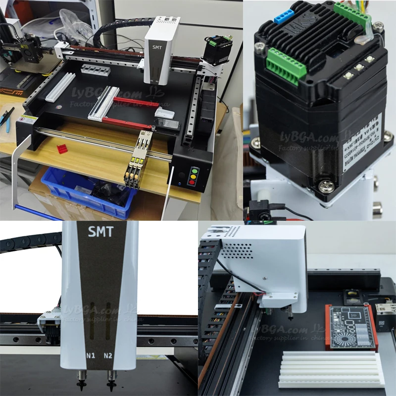 LY K1-PRO High Speed Camera SMT Pick and Place Machine for PCB Assembly Line 110V Chip Mounter for SMD Soldering Station US Fast Delivery