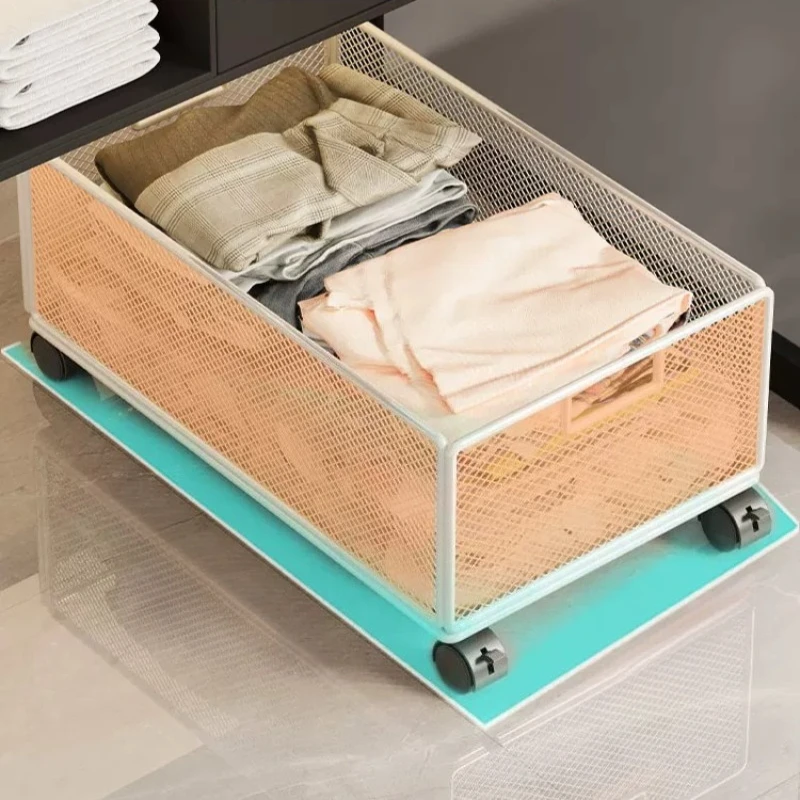 Wash Bin Storage Laundry Baskets Wheels Trolley Shelves Clothes Laundry Hamper Large Room-specific Lavanderia Room Accessories