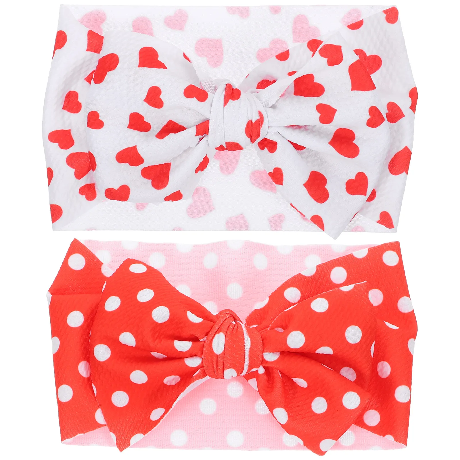 

2Pcs Baby Headband Children Bow Hair Accessory Wide Soft Fabric Newborn Toddler Girl Headband Hairband Infant