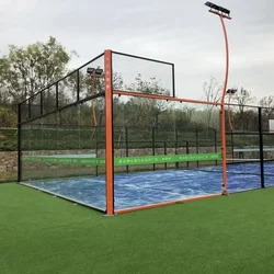 PADEL WORKER Fabryka bezpośrednio dostarczana hurtowo Padel Tennis Court Panoramic Paddle Court wewnątrz na zewnątrz