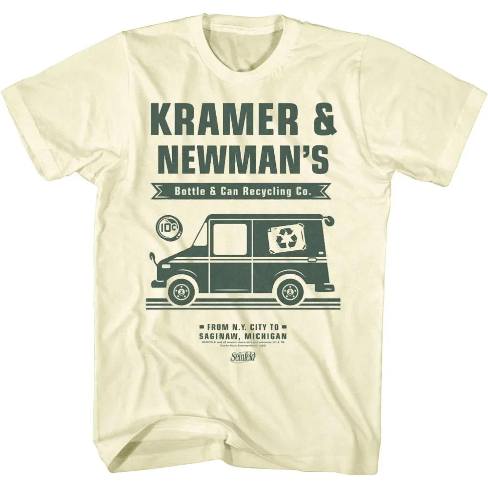 Camiseta de Kramer y Newman's Recycling Co. Seinfeld