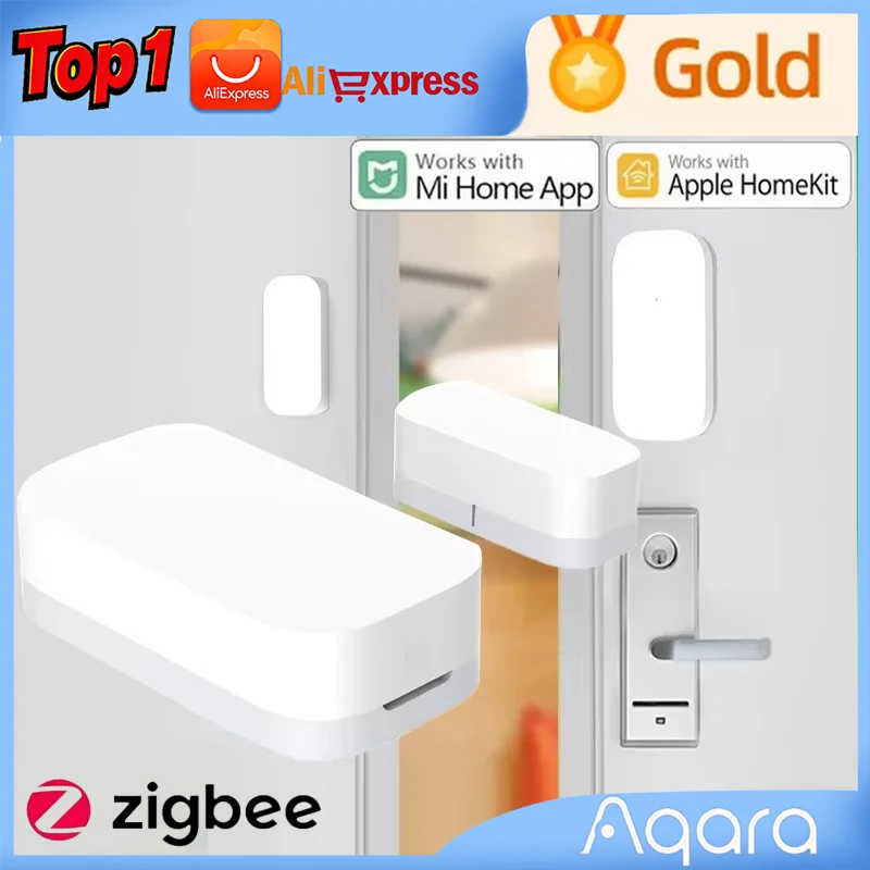 Original Aqara Door Window Sensor ZigBee Door Sensor Window Detectors Magnetic Sensor Smart Smart Home Security Protection Remot