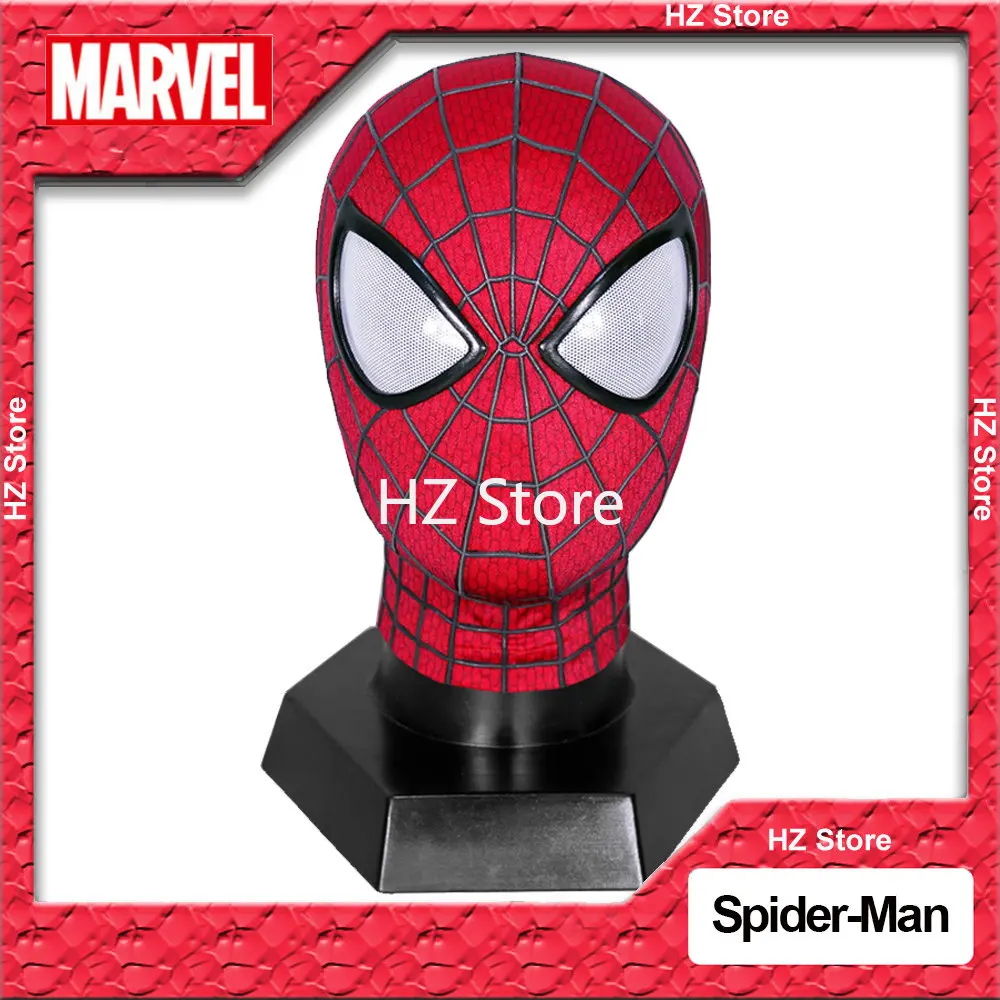 

Marvel The Amazing Spider-Man 2 Mask with Faceshell & Magnetic Lenses 1:1 3D Peter Parker Spiderman Mask Replica Cos Mascara