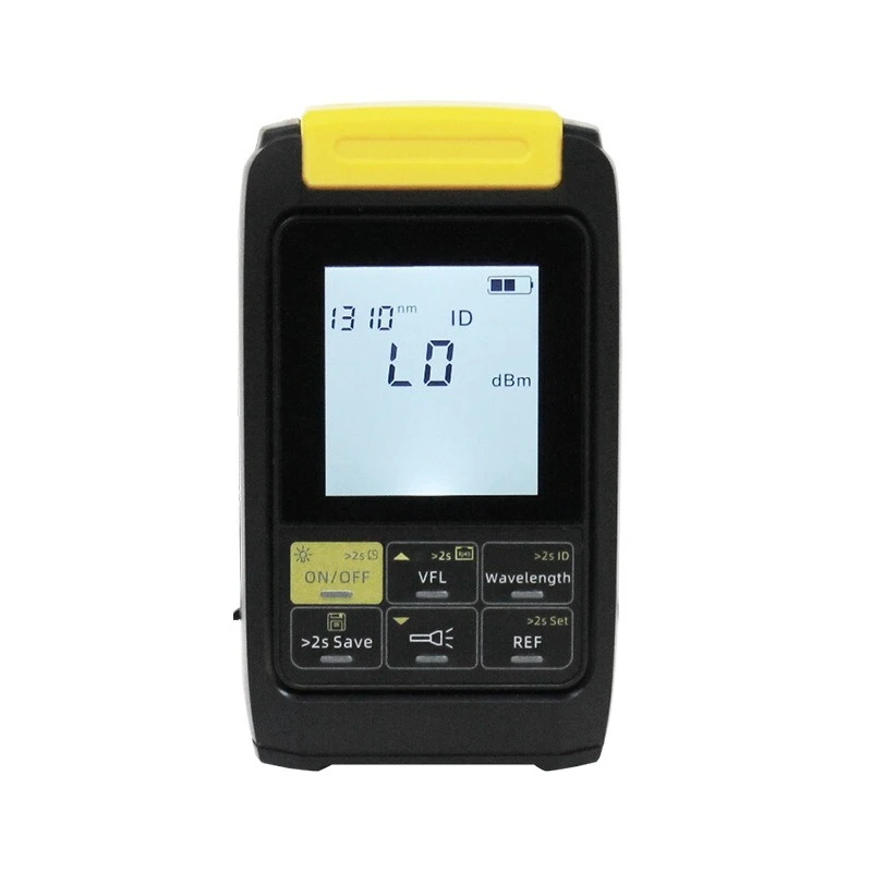 

High-precision optical power meter built-in lithium battery memory wavelength LED flashlight