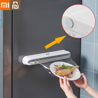 Xiaomi Youpin Cling Film Cutting Box Wall-mounted Suction Cup Adjustable Plastic Wrap Cutter Home kitchen Food Storage product