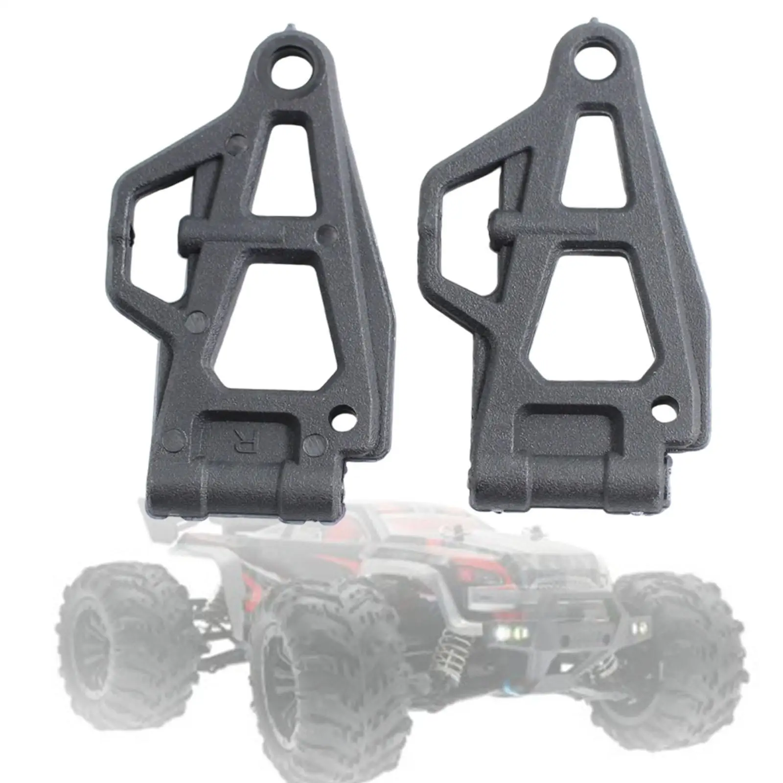 2 uds brazos inferiores delanteros escala 1/18 suspensión de repuesto piezas de reparación de brazos para 18103Pro