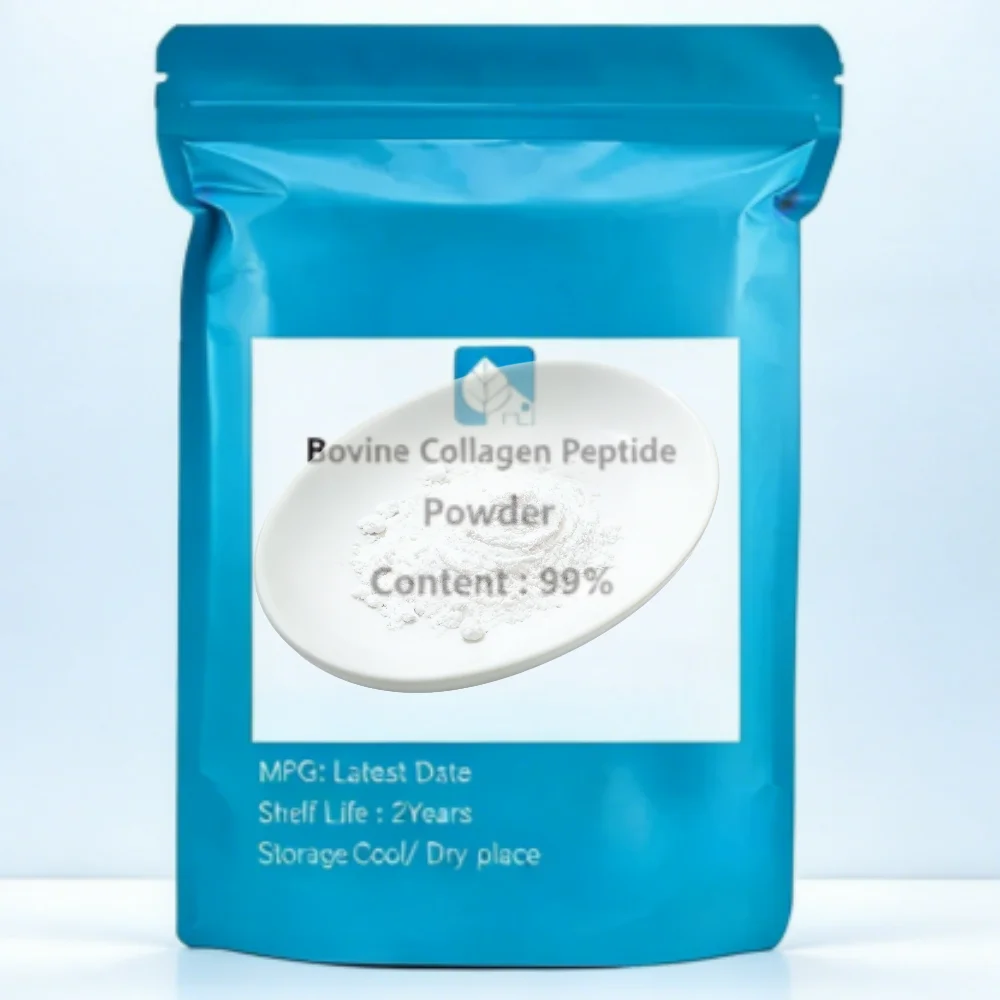 Factory Pure Natural Hydrolyzed Bovine Collagen Peptide Powder For Skincare Cosmetics Moisture Replenishment