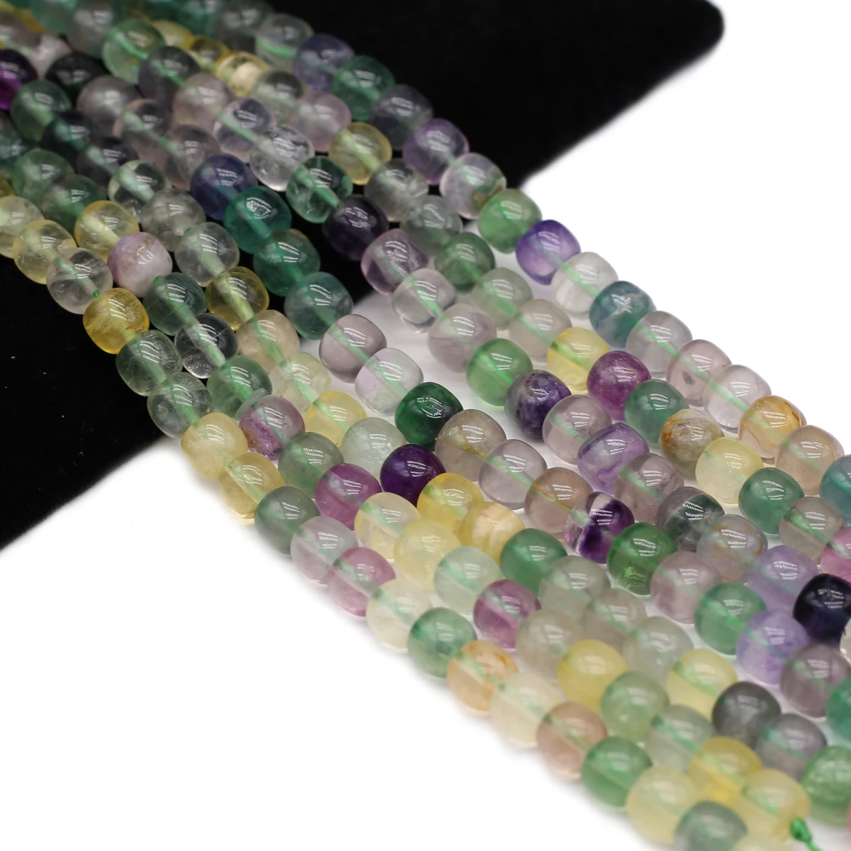

Apple Shape Fluorite Loose Spacer Beads Natural Stone Crystal Beads for Jewelry Making Supplies DIY Necklace Bracelet Accessory