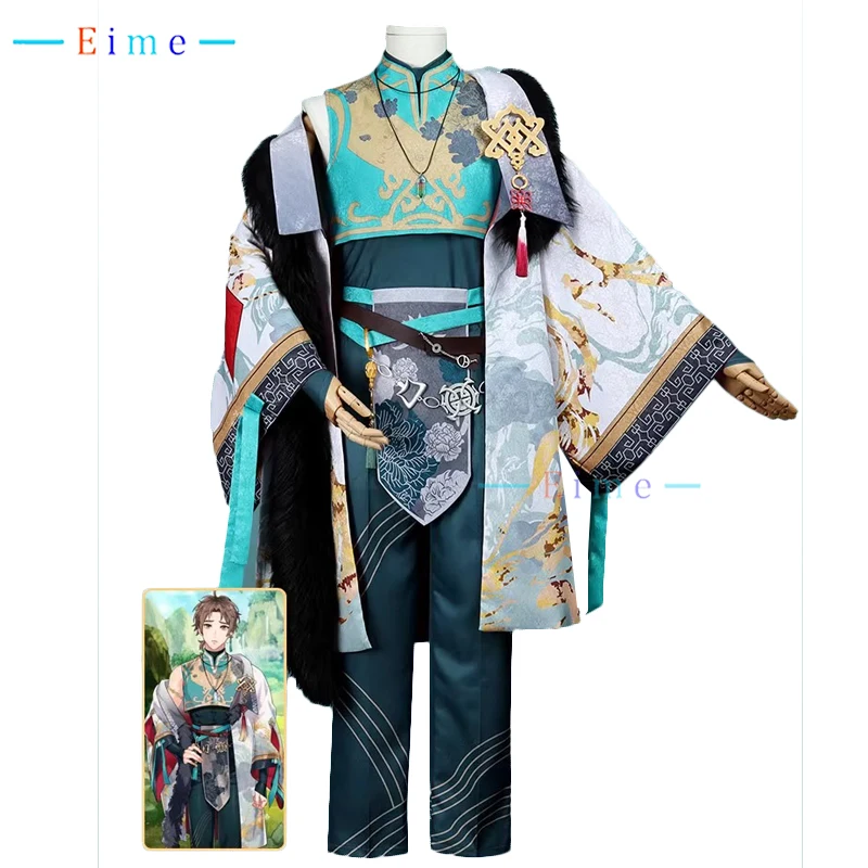 Game Nu Carnival Eiden Cosplay Costumes Fancy Party Suit Top Pants Coat Halloween Carnival Uniforms Custom Made