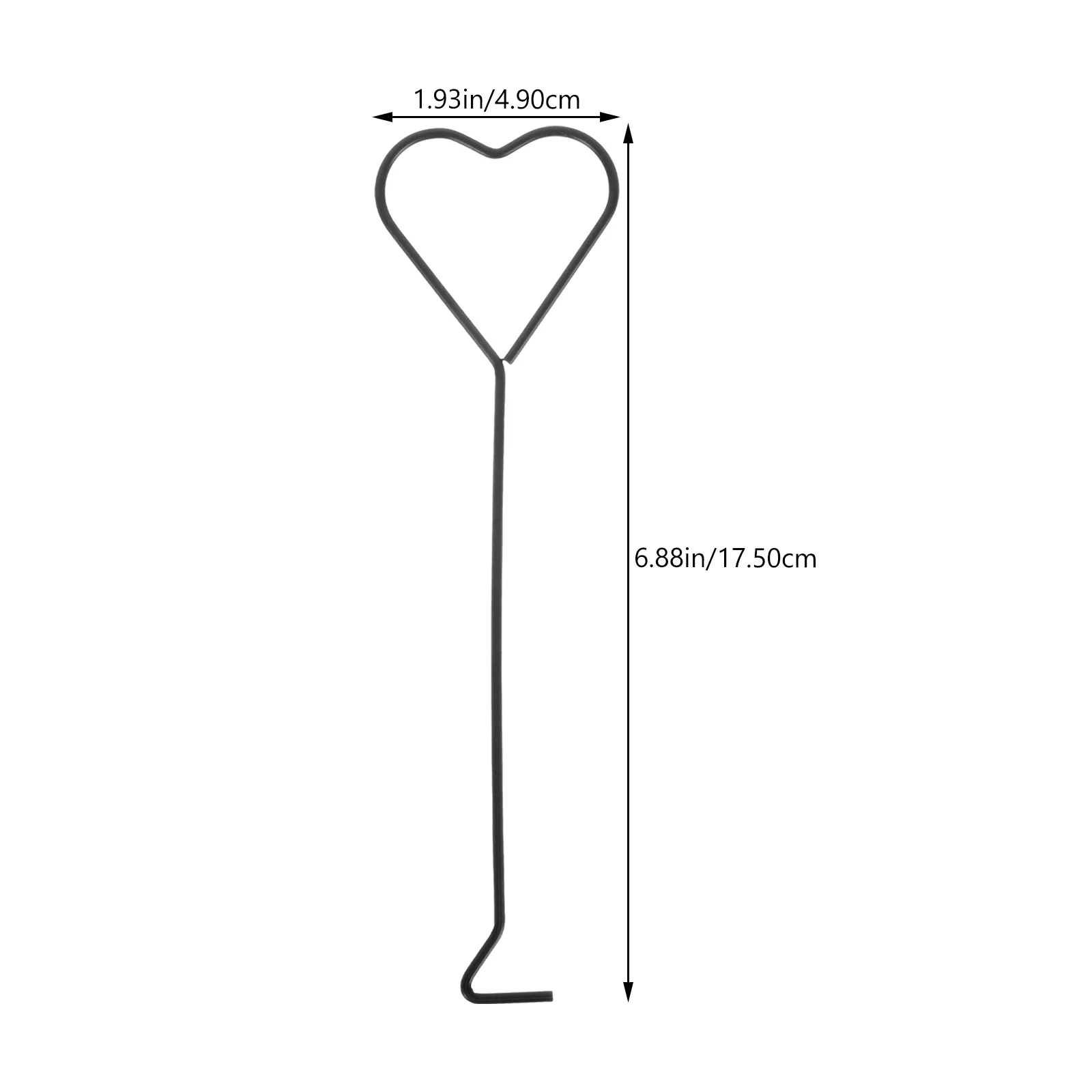 4 قطعة خطاف الفتيل تصميم القلب الحديد مقبض طويل الفتيل قحافة لإطفاء آمنة الروائح الشموع طفاية