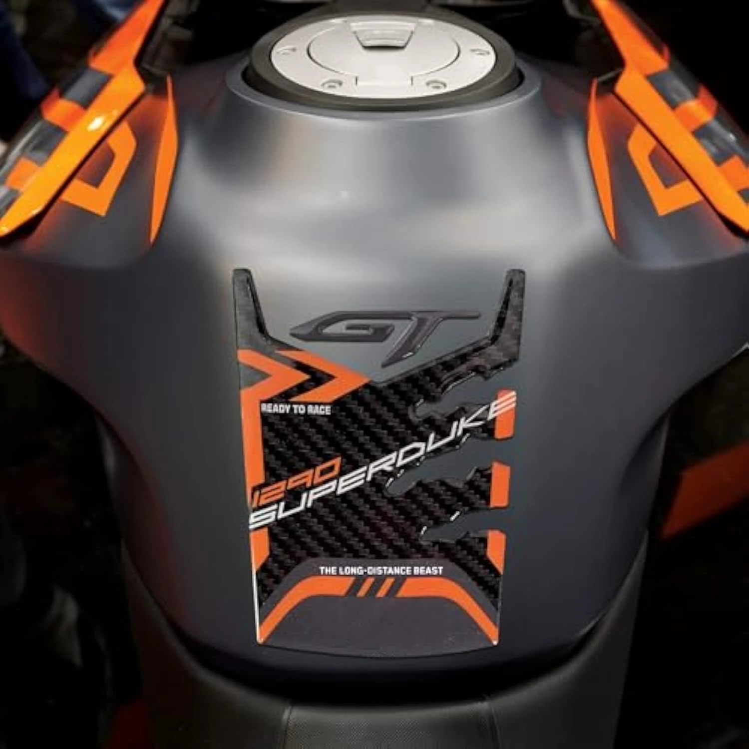 Motorcycle Tank Pad Protector Leather Frosting Sticker Decals Accessoriesr FOR 1290 Super Duke GT 2022-2024