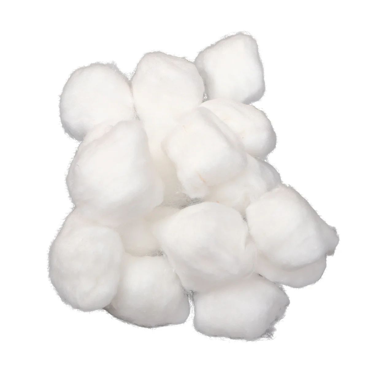 Pure Cotton Face Cleaning Ball, Ferramentas de maquiagem absorventes, Acessórios brancos, 5 Packs