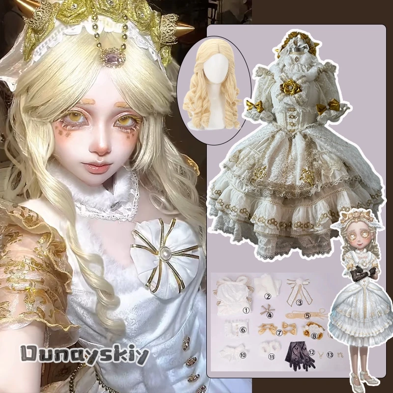 

Костюм для косплея Game Identity V для маленьких девочек, костюмы с памятью для девочек, великолепное платье Лолиты, реквизит, аксессуар, женские платья принцессы