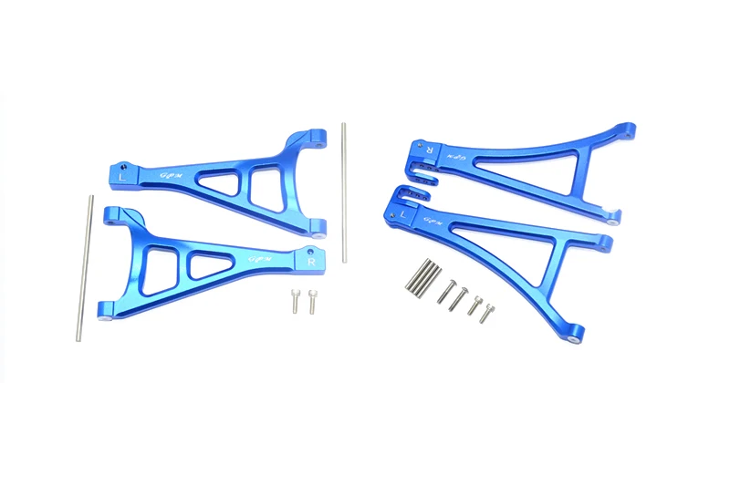 GPM Aluminum Front Suspension Arm Set (Upper+Lower) For TRAXXAS E-REVO 2.0