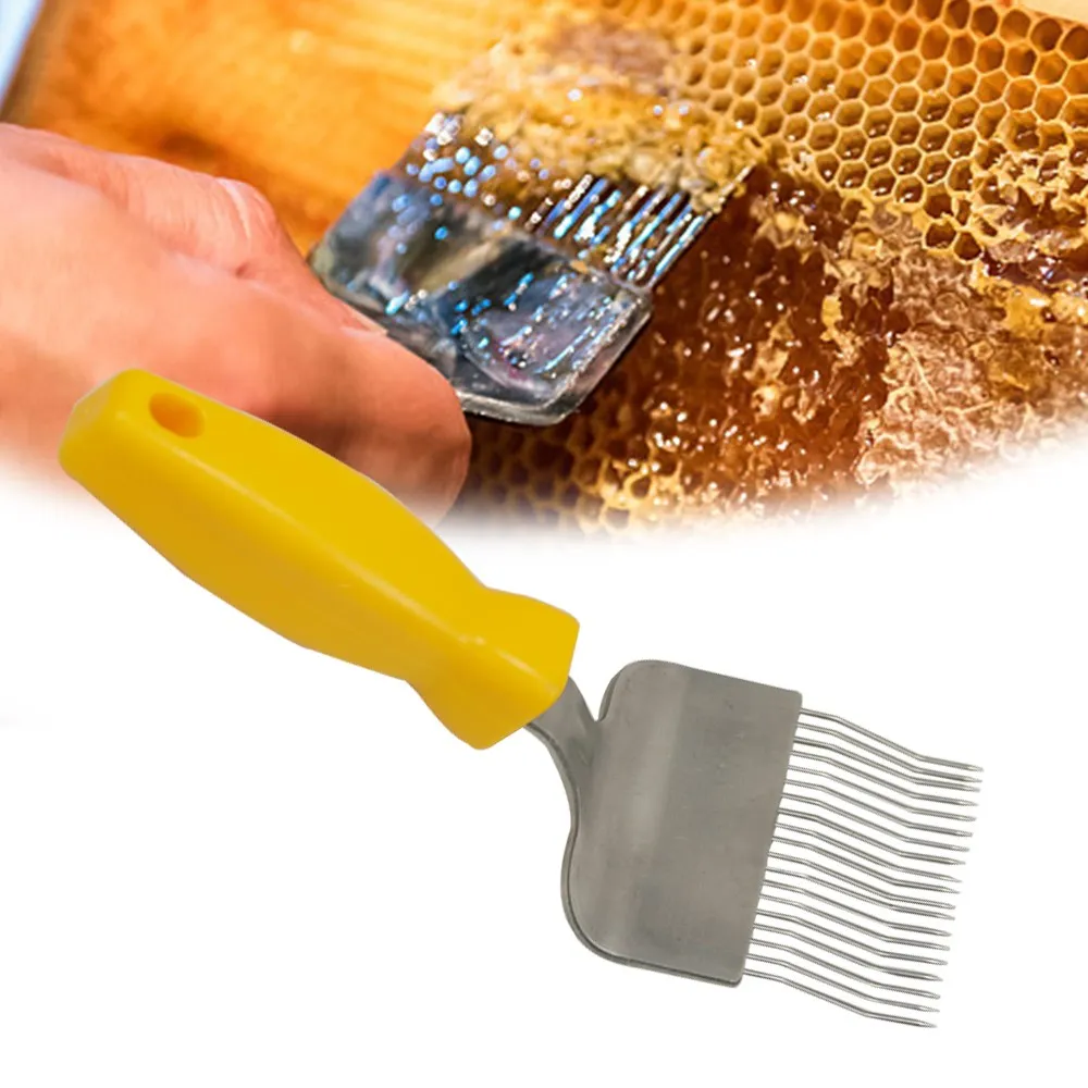 Uncapping Fork 21 Pin Honeycomb Scratcher Cut Straight Tines Honey Fork Tools For Beekeeping Capping Honey Knife Cutter