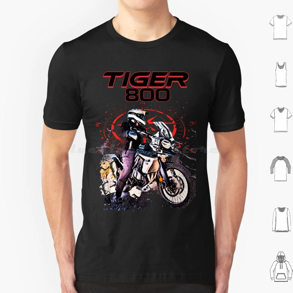 

Футболка Tiger 800 2020 для мужчин, женщин и детей, 6xl, мотоциклы Big Trail, мотоцикл, приключенческий байкер, Motoarte Motorsport Tie Dye