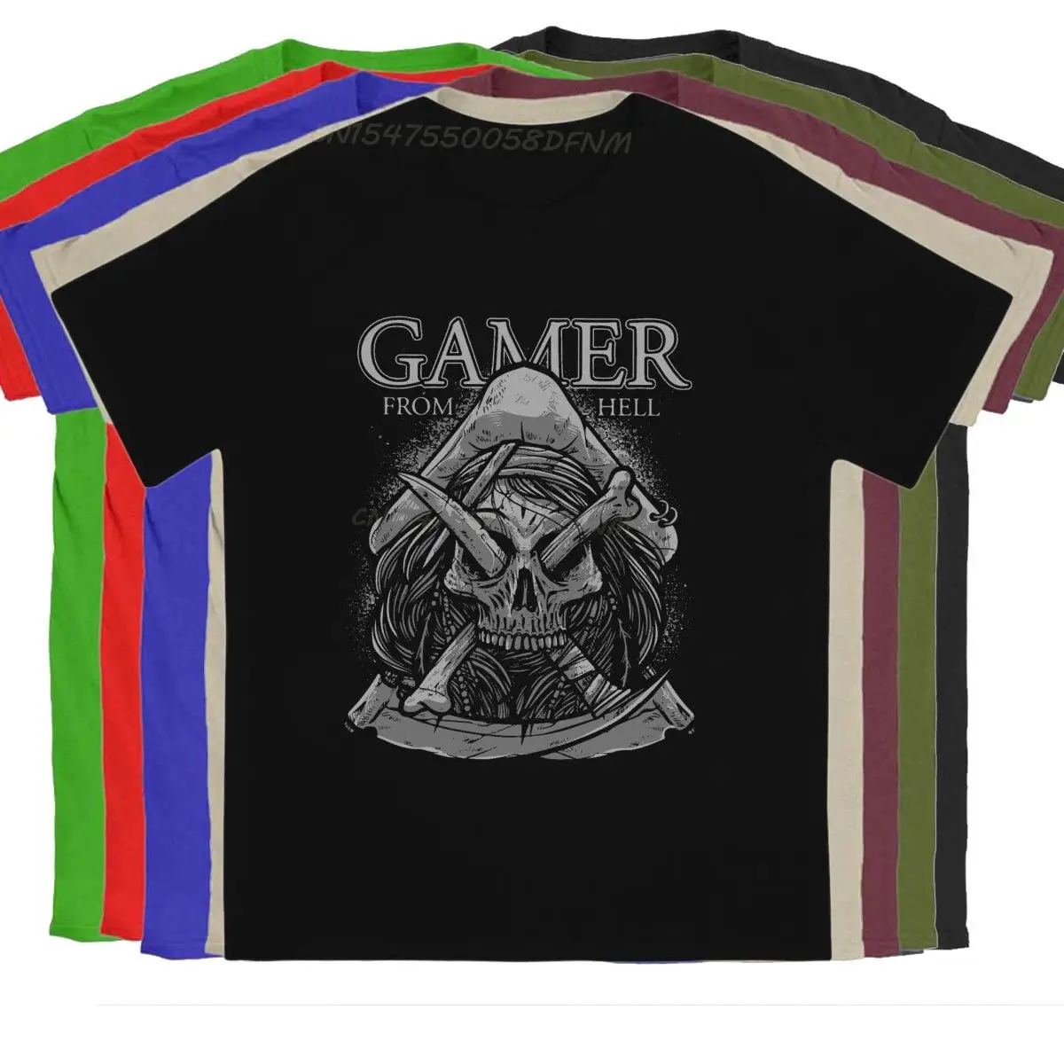 

Men T-Shirt Gamer from Hell Cool Cotton Tee Shirt Men T Shirts Terrorist T-shirts Male Camisas Men Clothing Father's Day