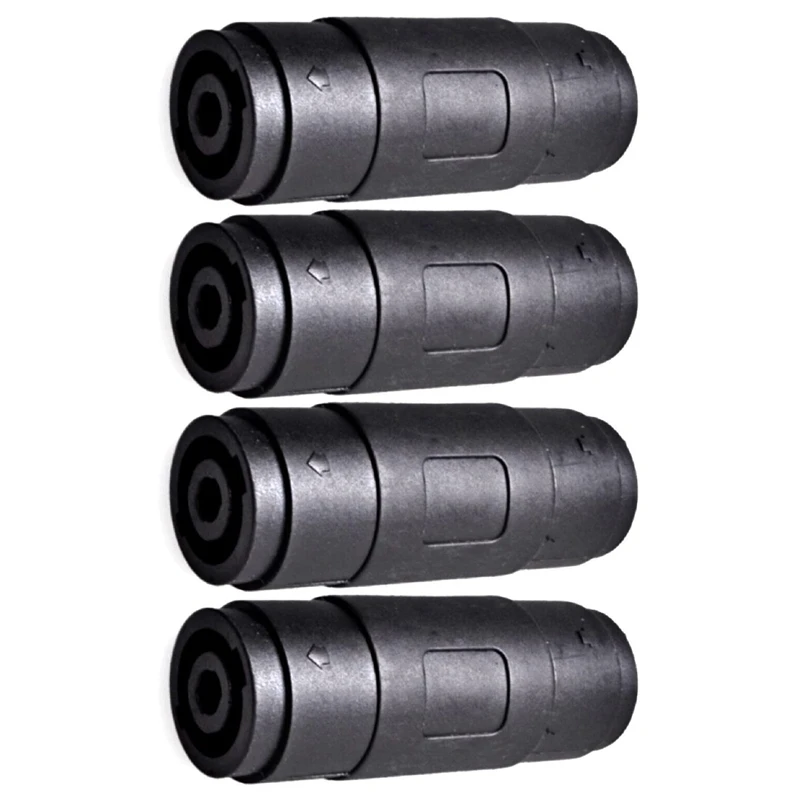 

4-контактный разъем динамика/усилителя Speakon «мама-мама» Прямой соединительный кабельный разъем (4 шт.)