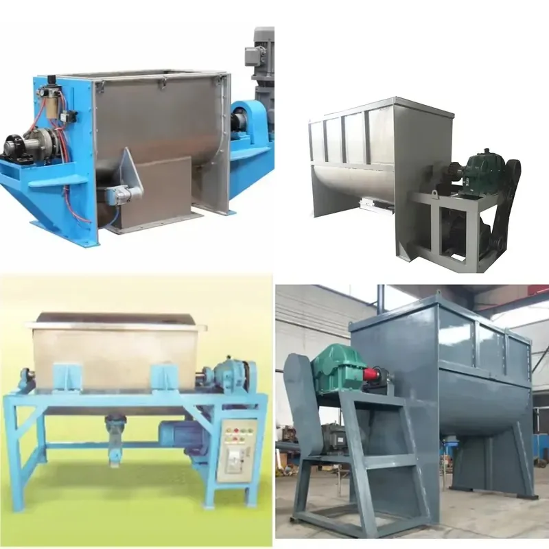 Horizontal Concrete Mixer Detergent Powder Mixing Machine Industrial Grade Efficient Blending Equipment for Construction and