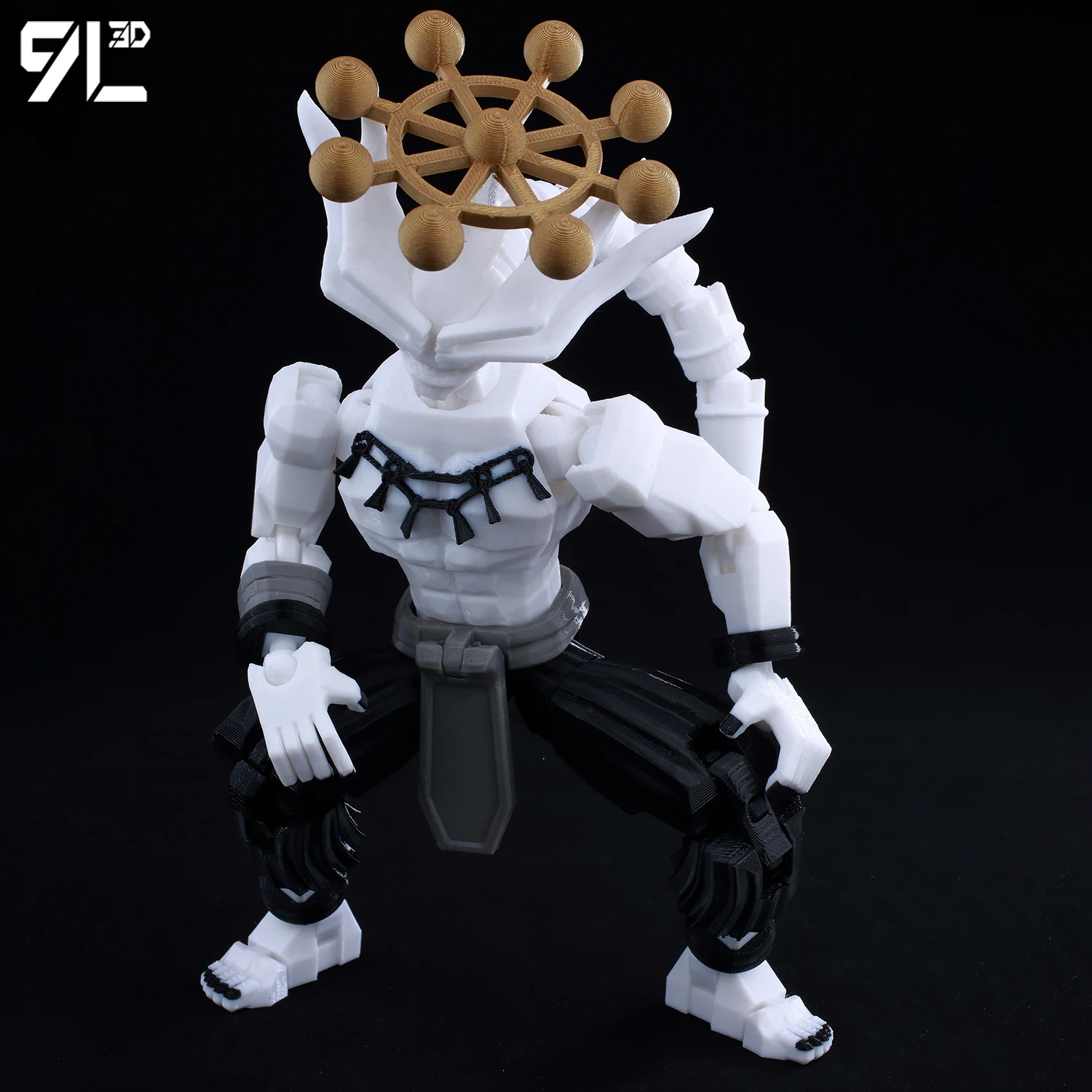 9L3D Printed Dummy13 Mahoraga & Gojo Satoru Figures Set Jujutsu