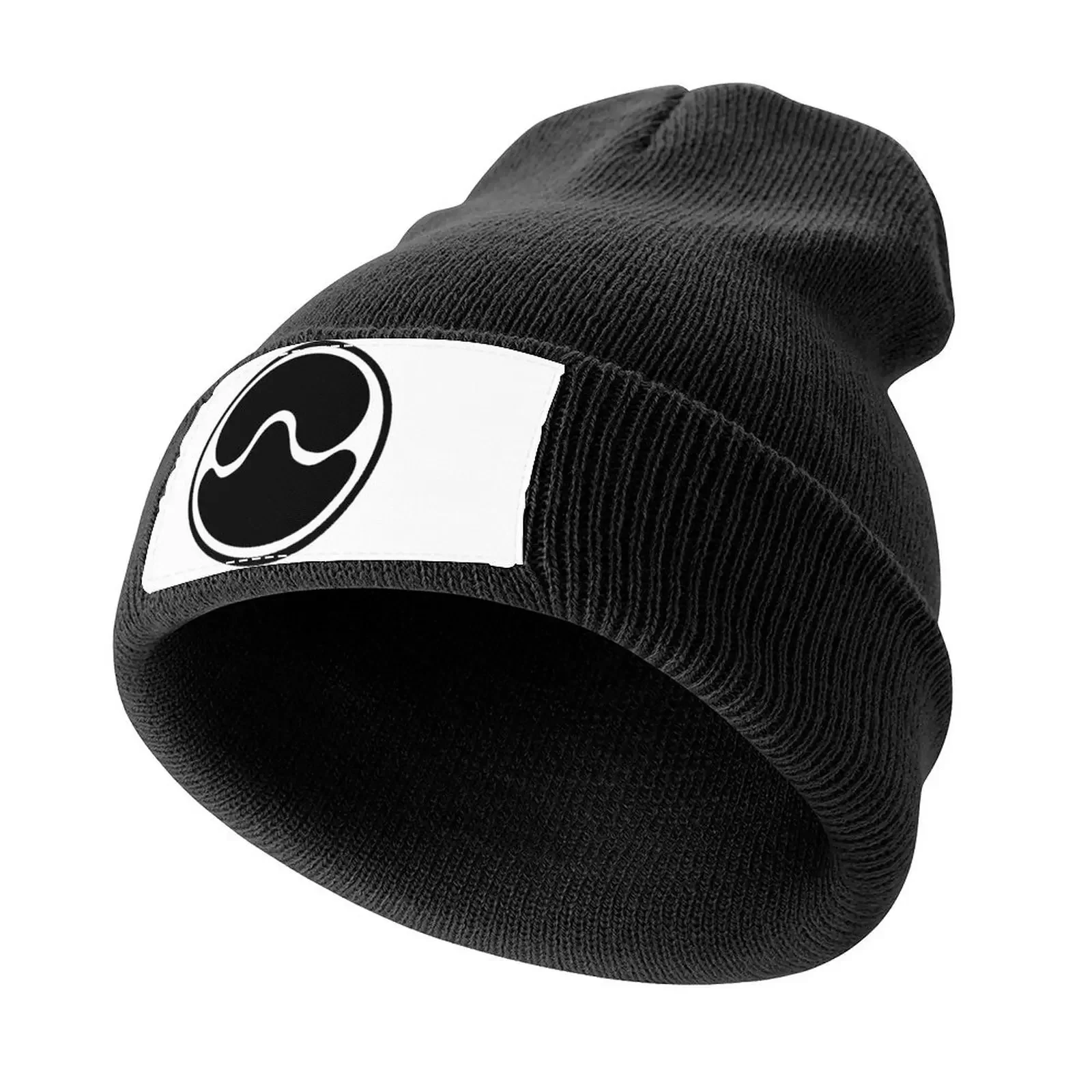 

Chromatica ball lady gaga black and white logo design Knitted Cap funny hat party Hat Trucker Hat Mens Women's