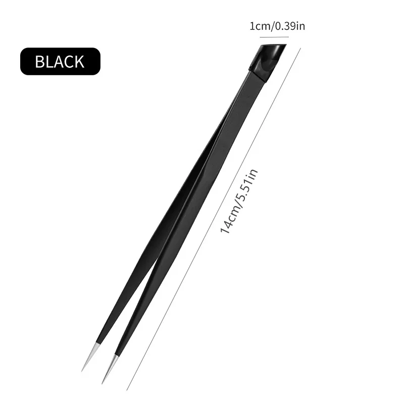 Manicure Multi-function Tweezers Multi-purpose Clip Picking Tool Silicone Head Press Stick Sticker NailArt Clamp Diamond Tweezer