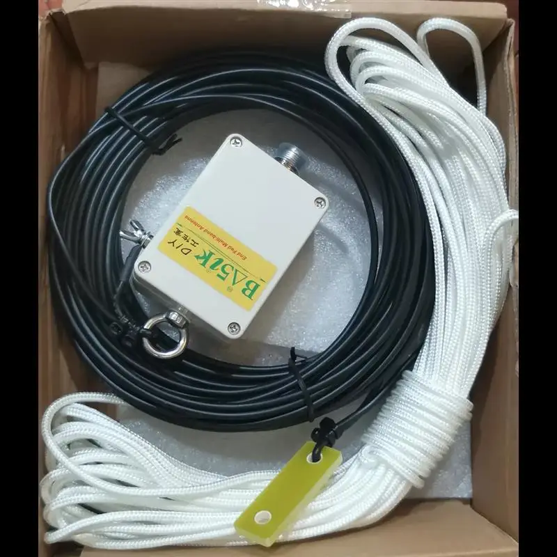 2022 K4EDF 7MHZ 14MHZ 21MHZ 28MHZ 5-35MHZ نهاية تغذية نصف موجة هوائي EFHW 100W HAM SDR هوائي قصير الموجة HF