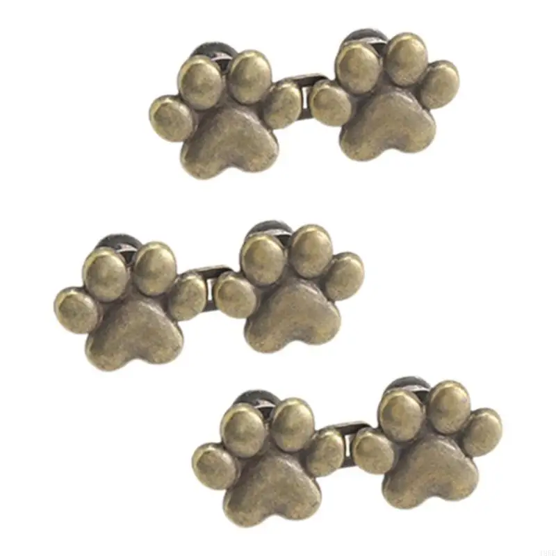 

195E Paws Metal Fastening Button Detachable Pants Buttons Pin Crafts Waist Tightener Clothing Buckle No Sew Tool