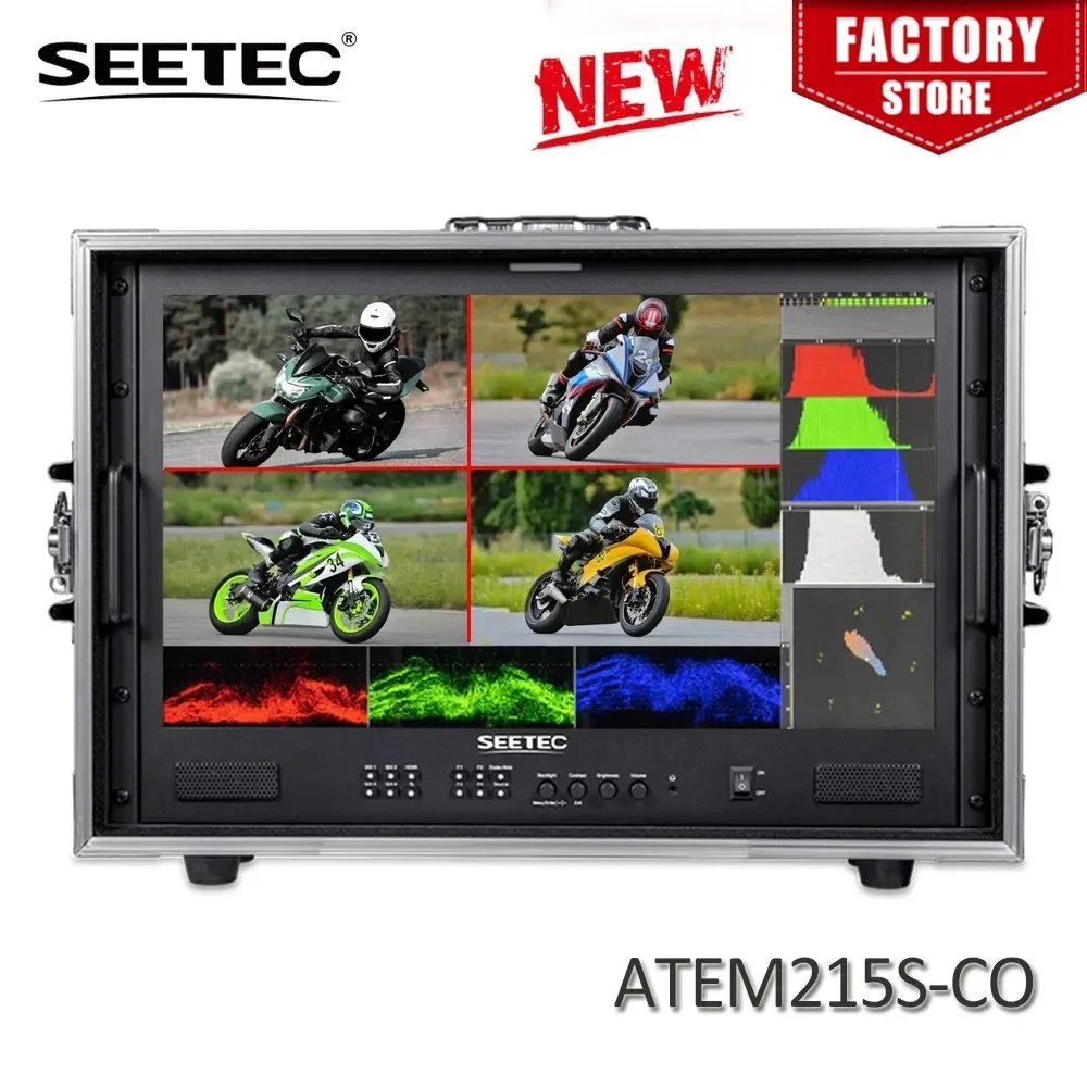 

SEETEC ATEM215S-CO 21.5 inch Portable Carry-on Multi-camera Director Monitor 3G-SDI HDMI Full HD 1920x1080