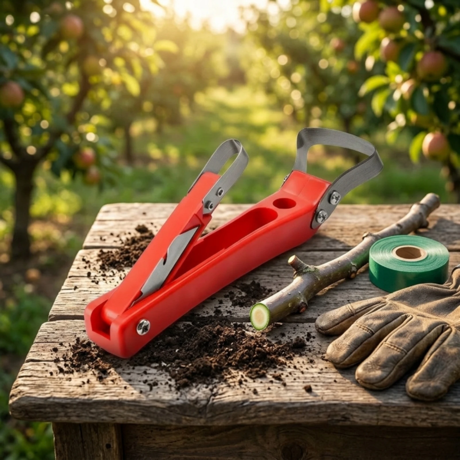 Scraper with Folding Blade Hand-Held Bark Scraper Bark Peeling Blade Multifunction Debarking Tool Foldable for Arborists