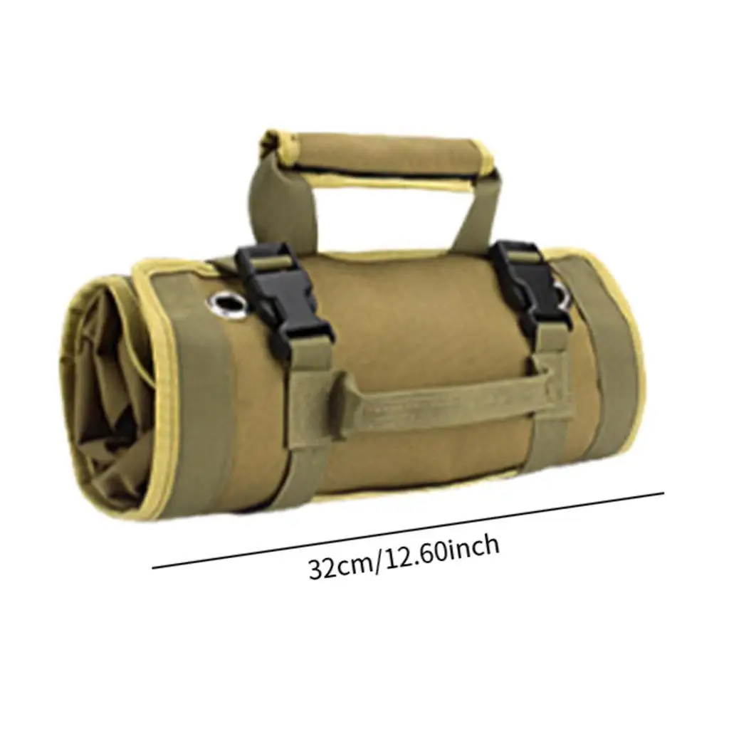 Organizer do przechowywania narzędzi w torebce z 5 kieszeniami zapinanymi na zamek dla elektryka,