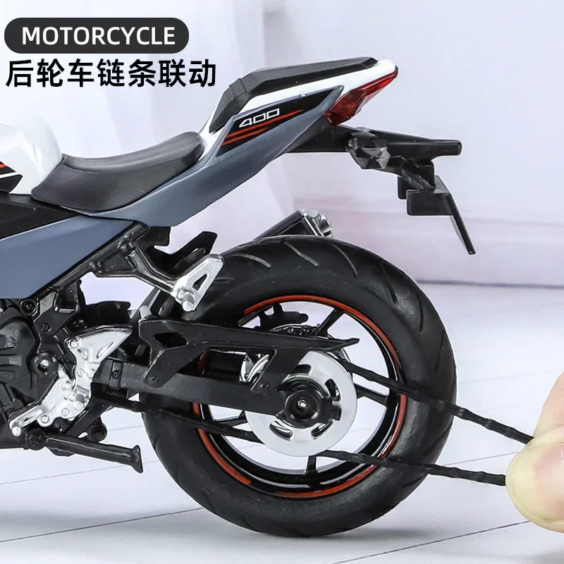 1: 12 Kawasaki 400 Kleine Ninja Legering Motorfiets Model Mode Trend Collectie Decoratie Cadeau